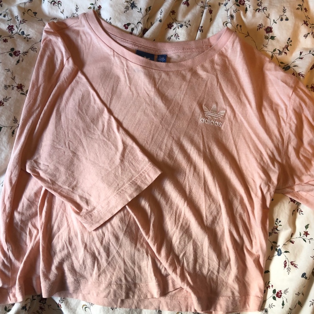Adidas pink top